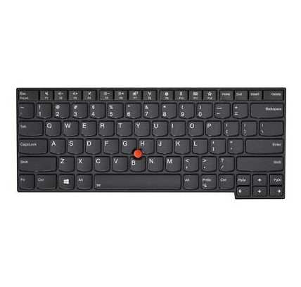 Teclado Lenovo 01YP252 FRANCES (AZERTY) Clavier Français Thinkpad L380 L390 YOGA L480 L490 T480s  Negro [Reacondicionado] Lenovo