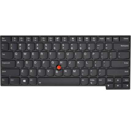 Teclado Lenovo 01YP280 INGLES EEUU (QWERTY) International English Keyboard USA Thinkpad T480s T490 T495 L480 L380 L390 E480 E485
