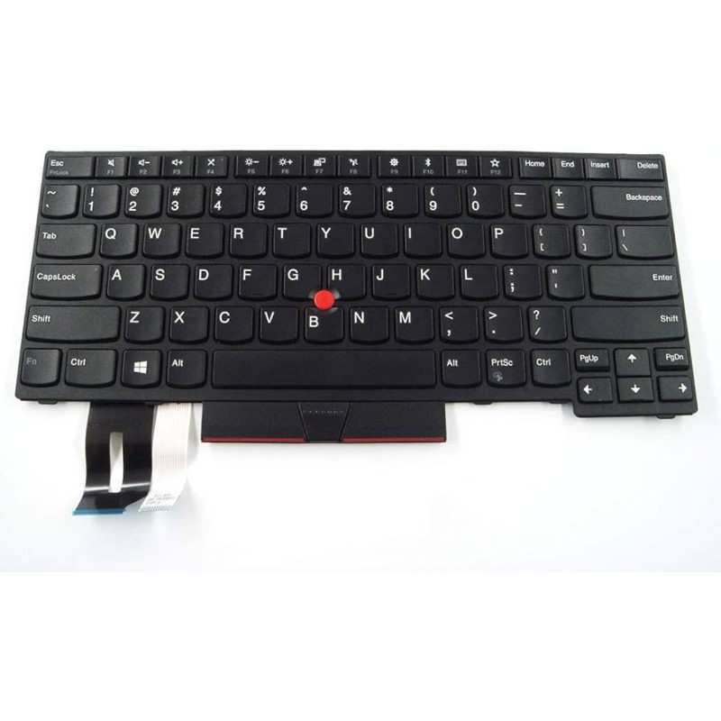 Teclado Lenovo 01YP320 INGLÉS EEUU (QWERTY), International English Keyboard USA ThinkPad E480 L480 L380 Yoga T480s No Retroilum