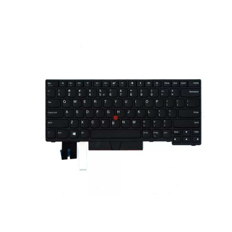 Teclado Lenovo 01YP349 INGLÉS EEUU (QWERTY) International English Keyboard USA Thinkpad E495 T495 L390 L490