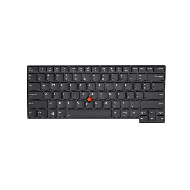 Teclado Lenovo 01YP360 INGLÉS EEUU (QWERTY), International English Keyboard USA Thinkpad E480 T480S L380 L480 Retroiluminado Ne