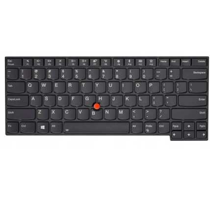 Teclado Lenovo 01YP360 INGLÉS EEUU (QWERTY) International English Keyboard USA Thinkpad E480 T480S L380 L480 Retroiluminado Leno