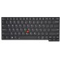 Teclado Lenovo 01YP360 INGLÉS EEUU (QWERTY), International English Keyboard USA Thinkpad E480 T480S L380 L480 Retroiluminado Ne