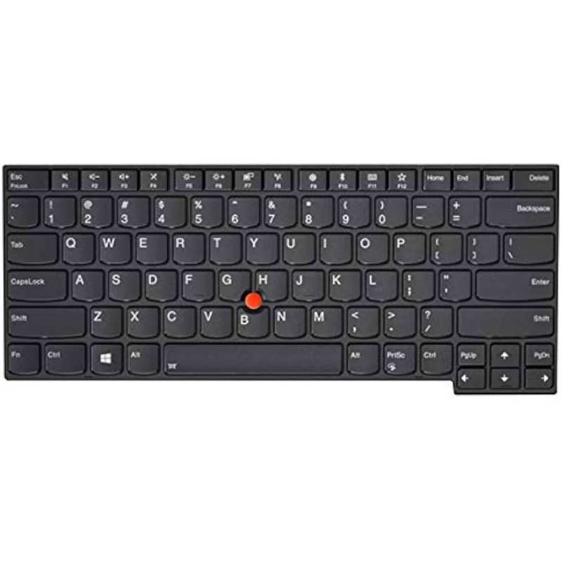 Teclado Lenovo 01YP440 INGLÉS EEUU (QWERTY), International English Keyboard USA Thinkpad L380 E480 Yoga L390 Yoga T490 T495 L48