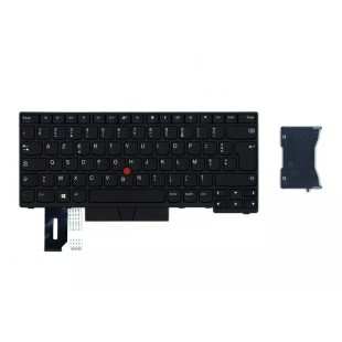 Teclado Lenovo 01YP491 FRANCES (AZERTY) Clavier Français ThinkPad T480s L480 L380 L390 L490 E480 E485 T490 E490 Retroiluminado L