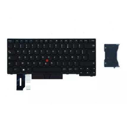 Teclado Lenovo 01YP491 FRANCES (AZERTY) Clavier Français ThinkPad T480s L480 L380 L390 L490 E480 E485 T490 E490 Retroiluminado L