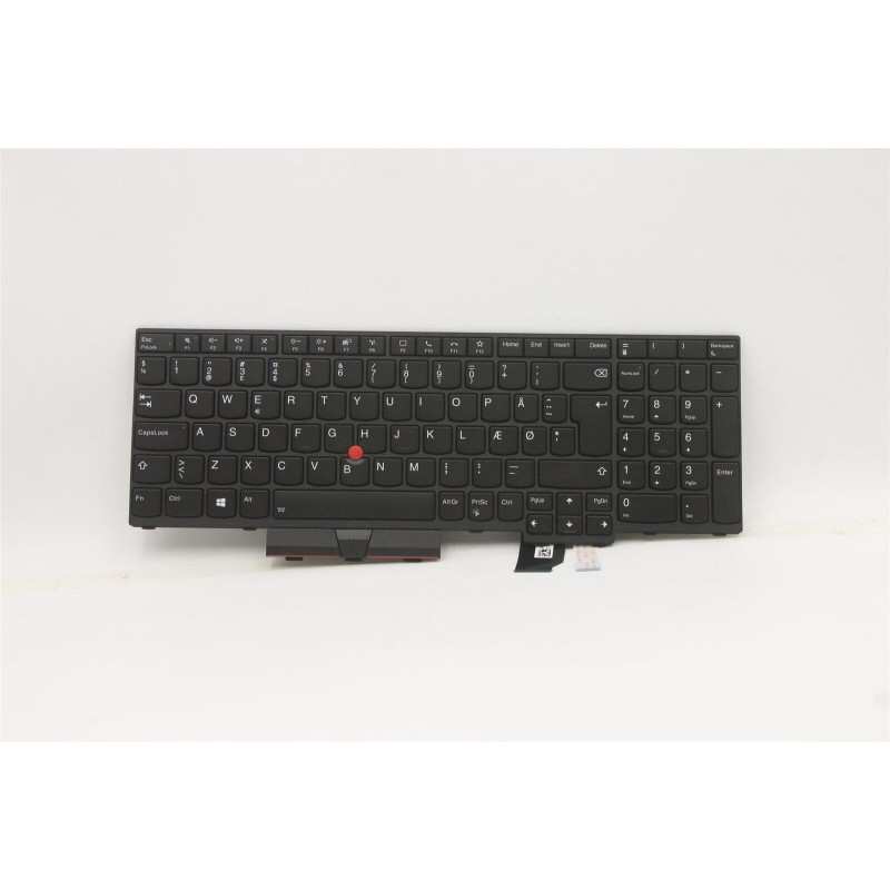 Teclado Lenovo 5N20Z74867 DANES (QWERTY), ThinkPad P51 P71 T580 P52s T570 P51s T15g P15 P50 Retroiluminado Negro