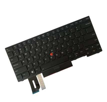 Teclado Lenovo 5N20V43760 INGLÉS EEUU (QWERTY) International English Keyboard USA ThinkPad T14 P14s G1 G2 Retroiluminado Negro L