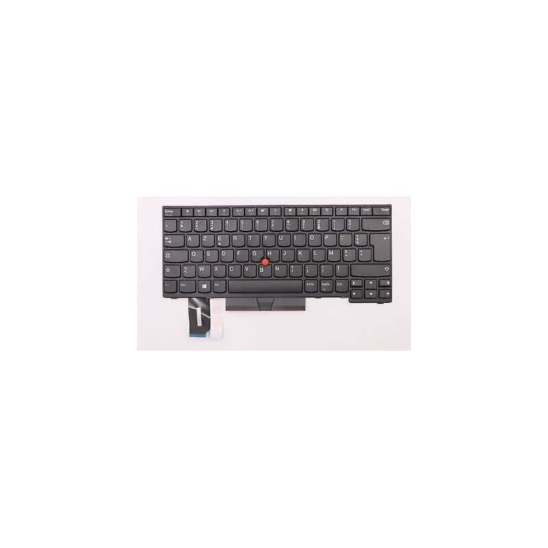 Teclado Lenovo 01YP251 FRANCES (AZERTY), Clavier Français ThinkPad T480s L480 L380 YOGA 380 T490 E490 E495 L390 YOGA L390  Negr