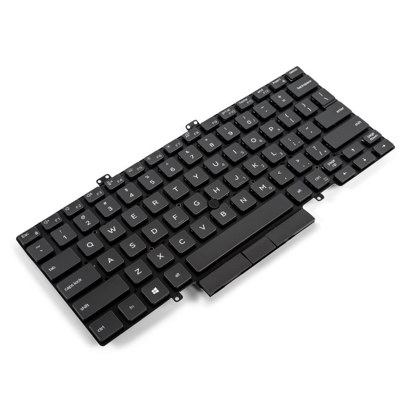 Teclado Dell 0H2DXX INGLES US (QWERTY), LATITUDE 5400, 5401, 5410, 5411 Retroiluminado Negro [Reacondicionado Grado A]