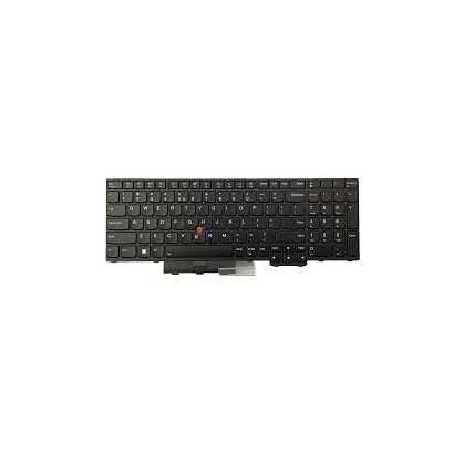Teclado Lenovo 5N21B44427 INGLES EEUU (QWERTY), International English Keyboard USA ThinkPad P15 G2, T15g G2 Retroiluminado Negro