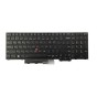 Teclado Lenovo 5N21B44427 INGLES EEUU (QWERTY), International English Keyboard USA ThinkPad P15 G2, T15g G2 Retroiluminado Negro