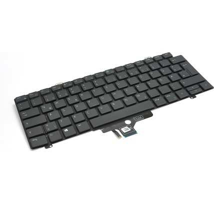 Teclado Dell 07RR5H FRANCES (AZERTY) Clavier Français Latitude 5400, 5401, 5410, 5411 Negro Retroiluminado [Reacondicionado] Del