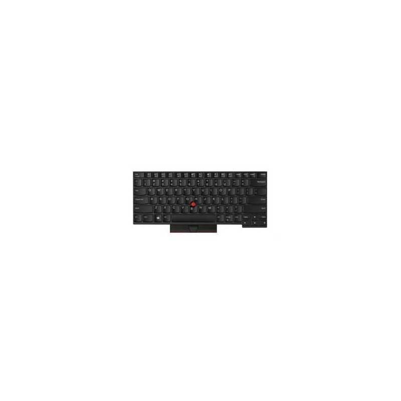 Teclado Lenovo 5N21B44436 NORDICO (QWERTY), Nordisk Tastatur ThinkPad P15 T15g G2 Retroiluminado Negro