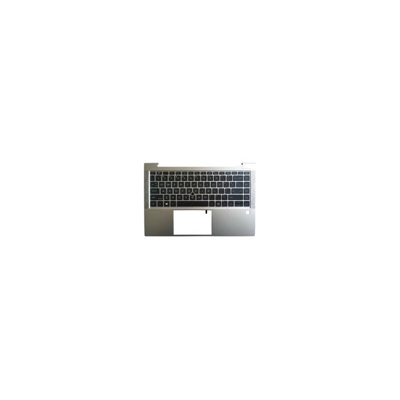 Teclado HP 6070B1843822 NÓRDICO (QWERTY), Nordisk Tastatur EliteBook 855 G7 G8 Plata [Reacondicionado Grado A]