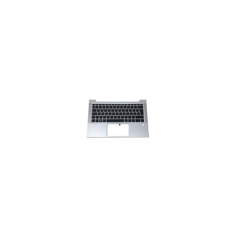 Teclado HP M08699-BB1 HEBREO (QWERTY), EliteBook 830 G7 Plata [Reacondicionado Grado A]