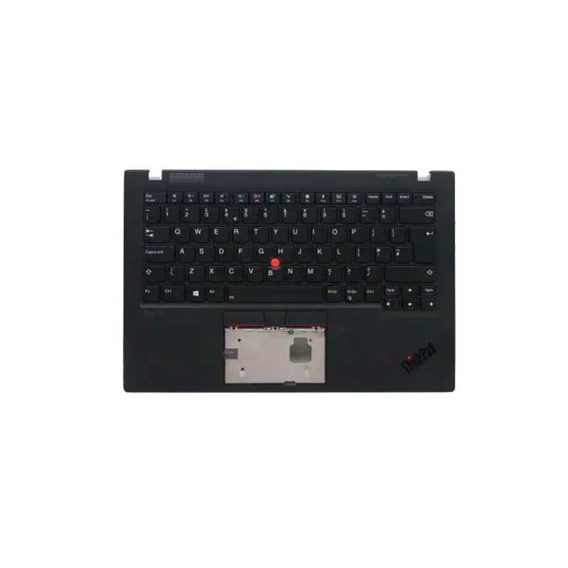 Teclado Lenovo 5M10W85945 INGLES UK  (QWERTY), ThinkPad Carbon X1 G7 Retroiluminado Negro [Reacondicionado Grado A]