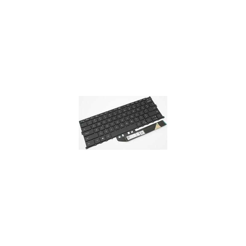 Teclado Dell 00Y78C INGLES INTERNACIONAL EEUU (QWERTY), International English Keyboard USA XPS 9300, 9310 Negro Retroiluminado