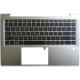 Teclado HP M15209-B31 INGLÉS EEUU (QWERTY), International English Keyboard USA EliteBook 840 745 G7 G8 Plata