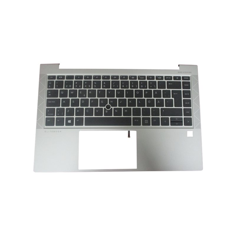 Teclado HP M36312-081 DANES (QWERTY), Dansk tastatur EliteBook 745 840 845 G7 G8 Plata [Reacondicionado Grado A]