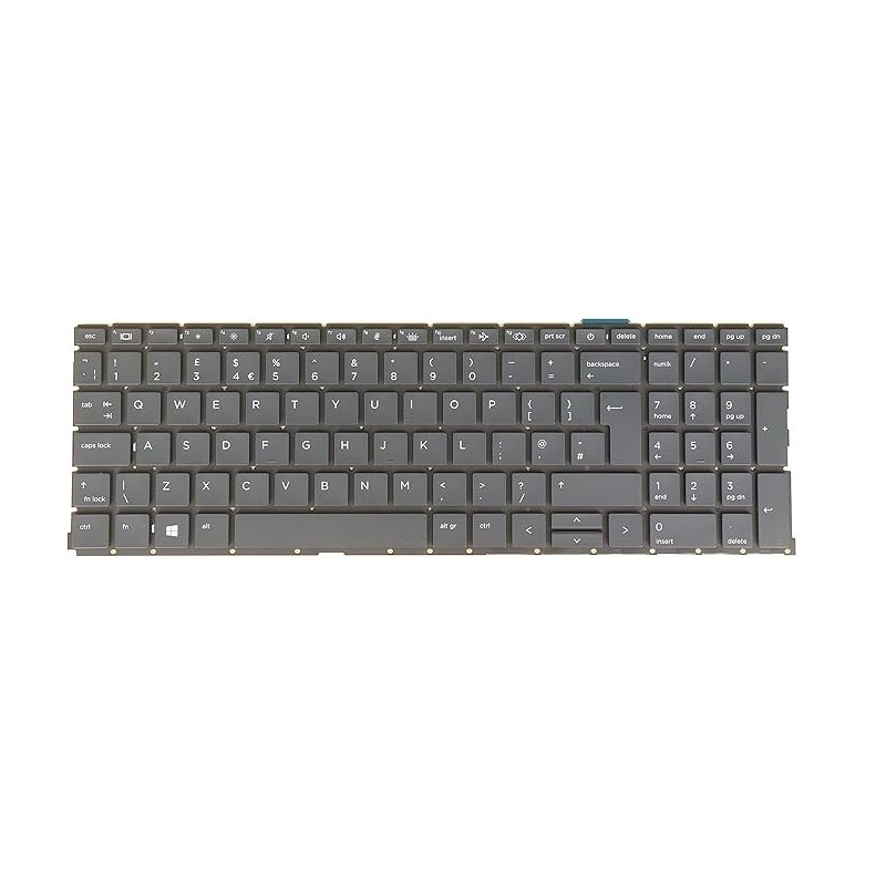Teclado HP N01934-B31 INGLES EEUU (QWERTY), International English Keyboard 450 455 G9 Plata [Reacondicionado Grado A]