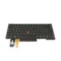 Teclado Lenovo 01YP452 ALEMAN (QWERTZ), ThinkPad T480s L480 L380 T490 Retroiluminado Negro [Reacondicionado Grado A]