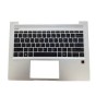 Teclado HP L44548-001 Inglés EEUU (QWERTY), International English Keyboard PROBOOK 430 435 G6 G7 No Retroiluminado Plata