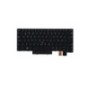 Teclado Lenovo 01HX428 DANES (QWERTY), ThinkPad T470 T480 Retroiluminado Negro [Reacondicionado Grado A]