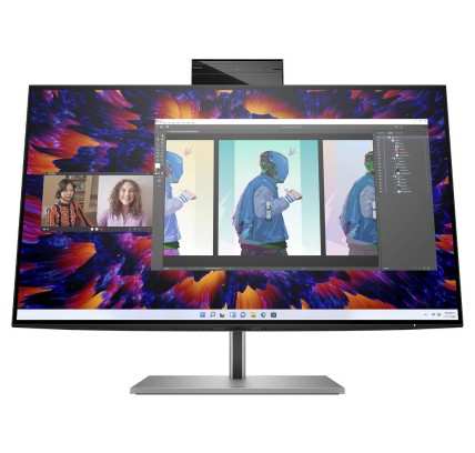 HP Z24m G3 23.8" QHD Conferencing Monitor Silver (2560x1440), HA, TI, PI, SW, DP, HDCP, VESA, Speakers, CAM HP - 1