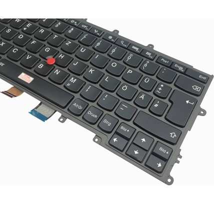 Teclado Lenovo 01AV512 ALEMÁN (QWERTZ), Deutsche Tastatur ThinkPad X260 Retroiluminado Negro [Reacondicionado Grado A] Lenovo - 