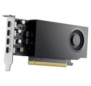 Nvidia RTX A400 4GB PCI-e 4.0 x8 4x MiniDP 1.4a, 768 Cuda Cores, Single Slot, 50W [Nuevo] HP - 1