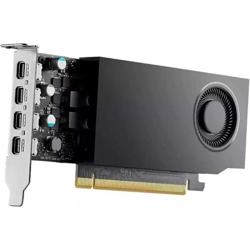 Nvidia RTX A400 4GB PCI-e 4.0 x8 4x MiniDP 1.4a, 768 Cuda Cores, Single Slot, 50W [Nuevo]