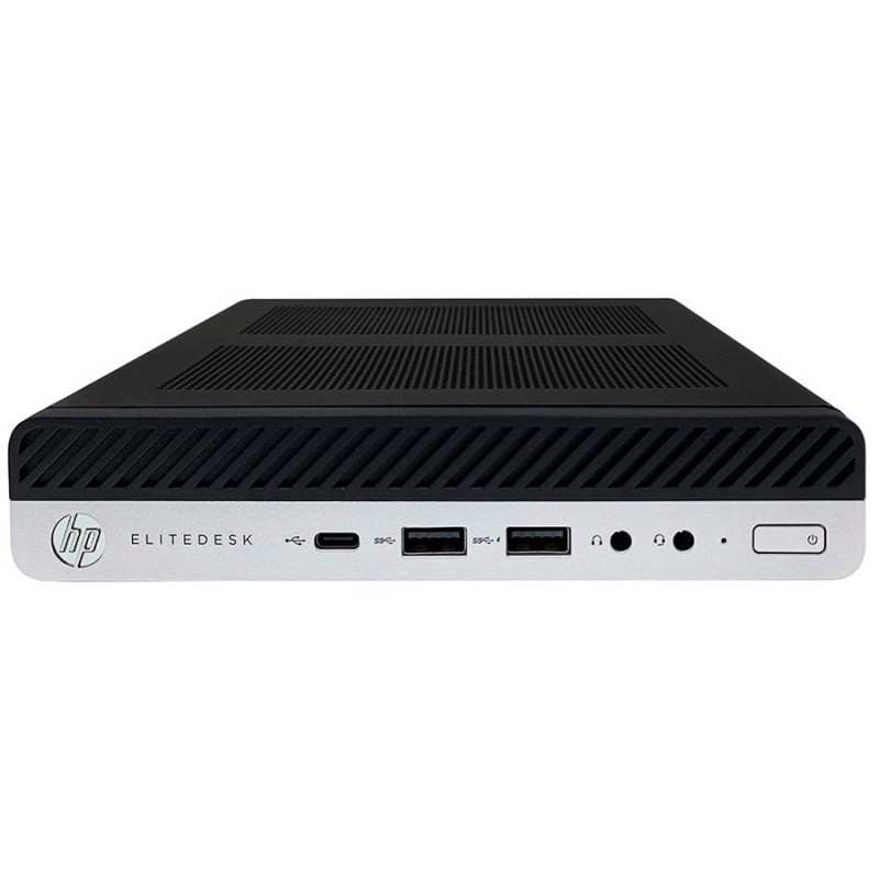 HP EliteDesk 800 G5 Mini i5-9500, 8GB, 256GB-NVMe, W11P COA WLAN, VGA port [Reacondicionado Grado A+]