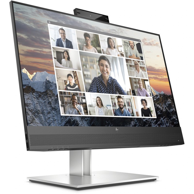 HP E24m G4 23.8" FHD USB-C Conferencing Monitor (1920x1080), HA, TI, SW, PI, USB-C, H DMI, DP, CAM, Speaker [Demo]