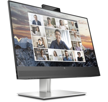HP E24m G4 23.8" FHD USB-C Conferencing Monitor (1920x1080), HA, TI, SW, PI, USB-C, H DMI, DP, CAM, Speaker [Demo] HP - 1