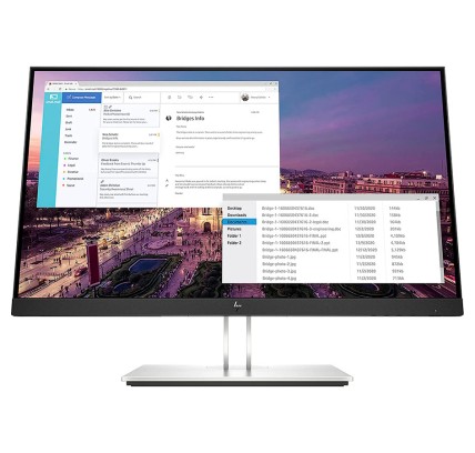 HP E23 G4 23" IPS FHD 16:9 Monitor Black, Silver (1920x1080), HA, TI, SW, PI, VGA, DP, H DMI, VESA [Nuevo] HP - 1