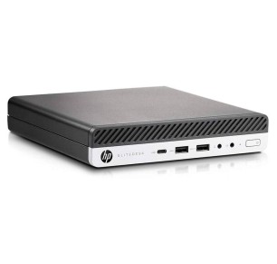 HP EliteDesk 800 G4 Mini i5-8400T, 16GB, 256GB-NVMe, W11P COA Display Port [Reacondicionado Grado A] HP - 1