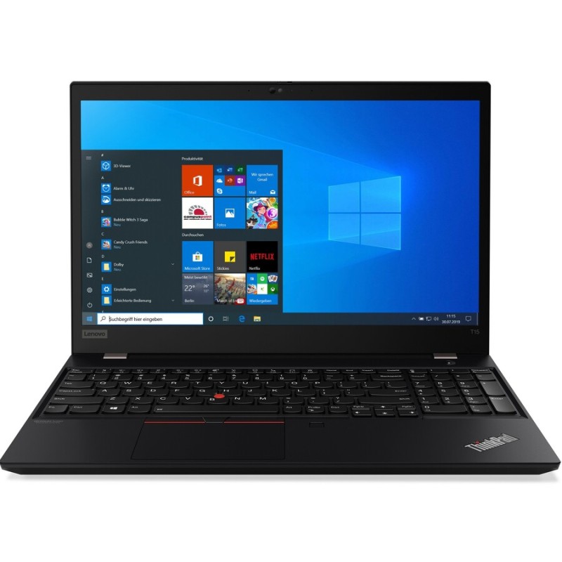 Lenovo ThinkPad T15 G2 i5-1135G7, 16GB, 512GB-NVMe, 15.6"FHD, W11P COA WLAN, BT, CAM, FPR [Reacondicionado Grado B]