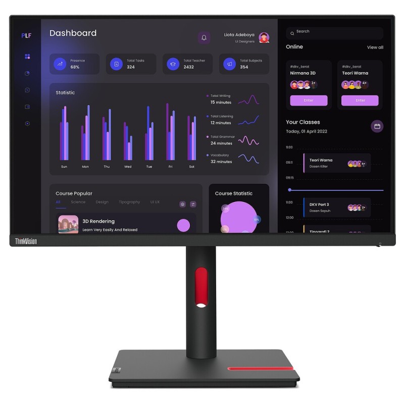 Lenovo ThinkVision T24i-30 23.8"FHD LED IPS [Reacondicionado Grado A]