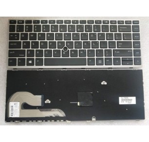 HP Teclado HP L11307DH1 NÓRDICO (QWERTY) ELITEBOOK 840 G5 Dualpoint Retroiluminado Negro-1