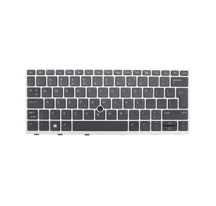 HP Teclado HP L07666-041 ALEMÁN (QWERTY) ELITEBOOK 830 G5 Dualpoint Retroiluminado Negro-1