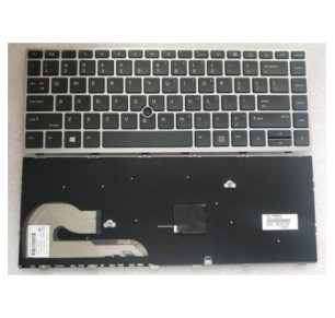 HP Teclado HP L11307-091 NORUEGO (QWERTY) ELITEBOOK 840 G5 G6 Dualpoint Retroiluminado Negro-1