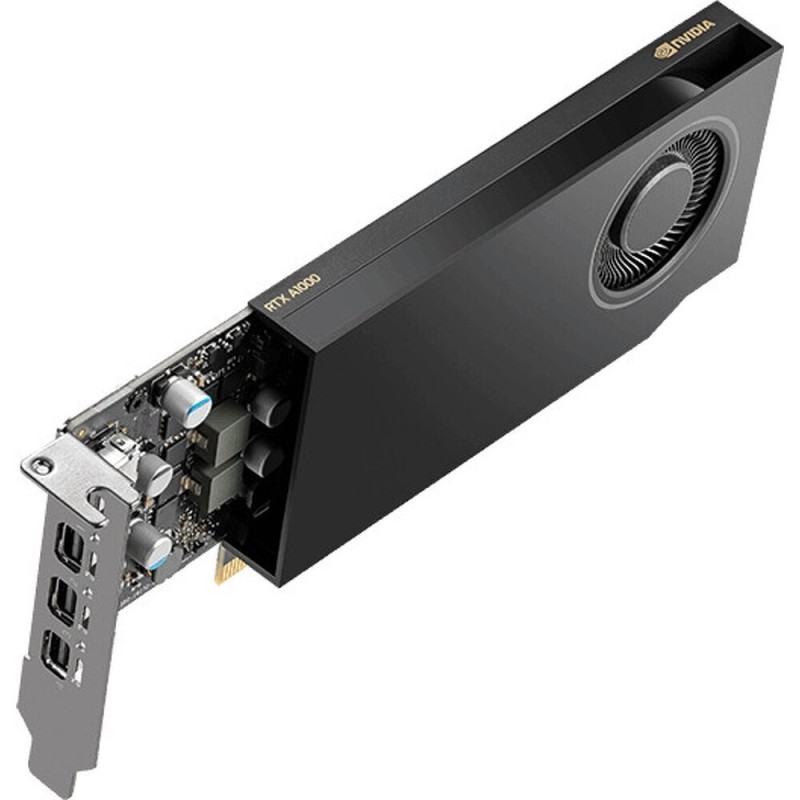 NVIDIA RTX A1000 8GB PCIe 4.0 x8 4x MiniDP 1.4a, 2304 Cuda Cores, Single Slot ,  50W