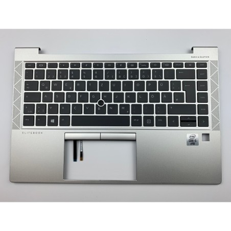 Teclado HP L87607-081 DANÉS (QWERTY), Dansk Tastatur EliteBook 840 745 G7 G8 Plata [Reacondicionado Grado A] HP - 1