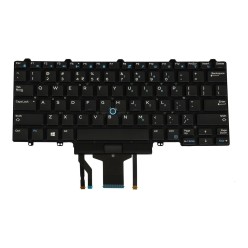 Teclado Dell 0F2X80 INGLES EEUU (QWERTY), International English Keyboard USA Latitude E7450 E7470 E5450 E5470 E4590, Retroilumin