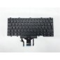 Teclado Dell 0C5YKV FRANCES (AZERTY), Clavier Français Latitude E5450 5450 E5470 E7450 E7470 5480 7480 Negro Retroiluminado