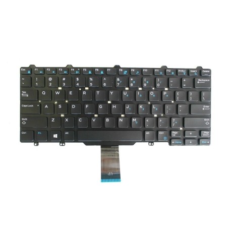 Teclado Dell 0VW71F INGLES INTERNACIONAL EEUU (QWERTY), International English Keyboard USA Latitude E5250 5250 E5270 E7250 7250 