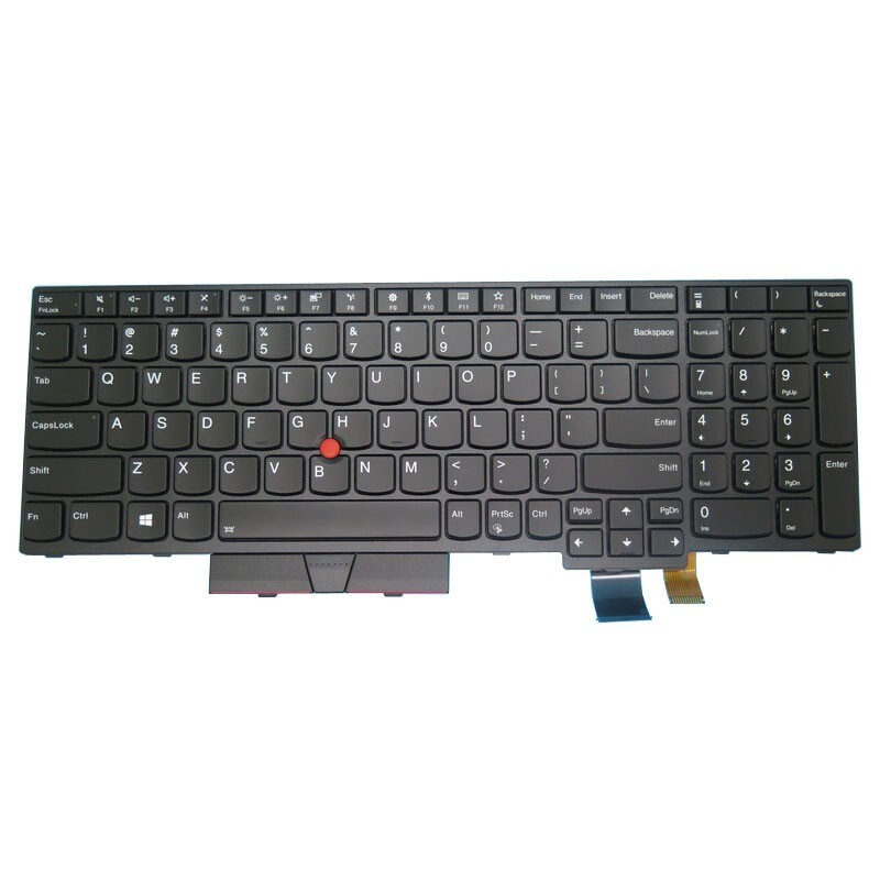 Teclado Lenovo 01ER582, 01HX248, 01HX288 INGLÉS EEUU (QWERTY), International English Keyboard USA ThinkPad T570 T580 T575 P51s 