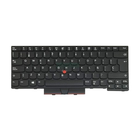 Teclado Lenovo 01AX364 PORTUGUES (QWERTY), Teclado Português ThinkPad T470, T480 Retroiluminado Negro Lenovo - 1