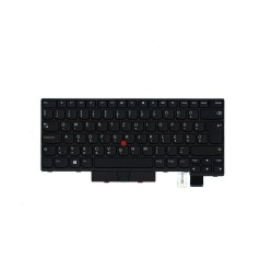 Teclado Lenovo 01HX444 SUECO (QWERTY), Svenskt Tangentbord  ThinkPad T470 T480 A475 A485 Retroiluminado Negro Lenovo - 1